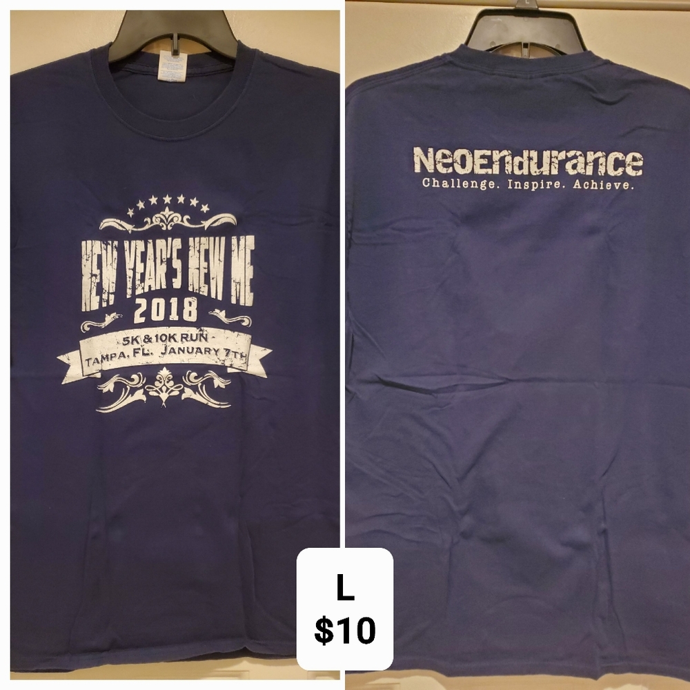 New Years New Me 2018 5k tshirt